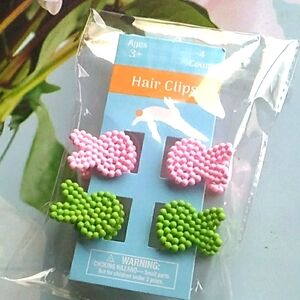 Easter Jaw Clips Set Of 4 Pastel Colors Hair Claws Bunny Peeps